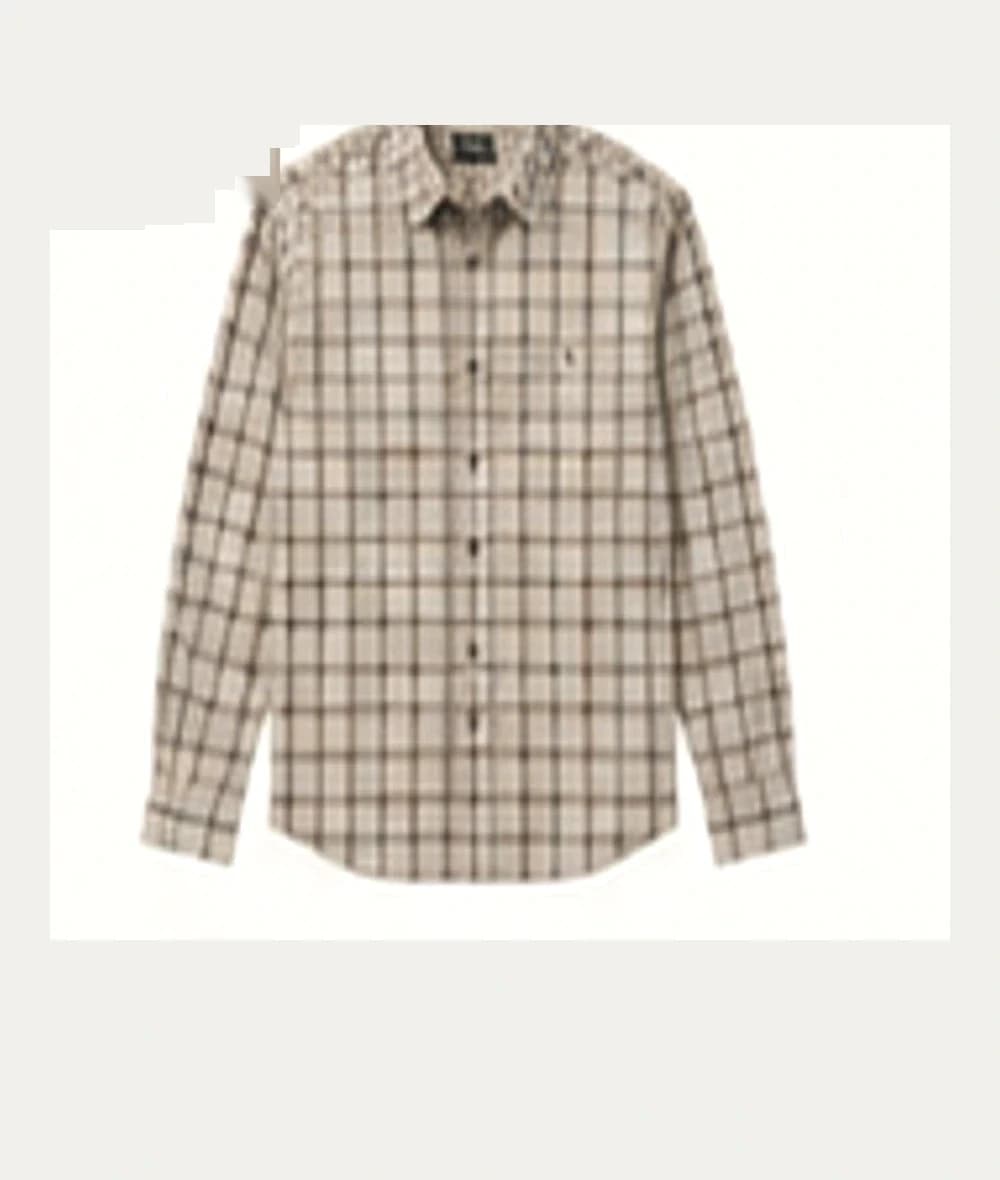 Derwent Overshirt — Olive Check, photograph 1