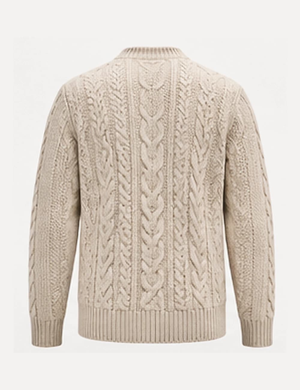 Highland Cable Knit — Oat, image 2