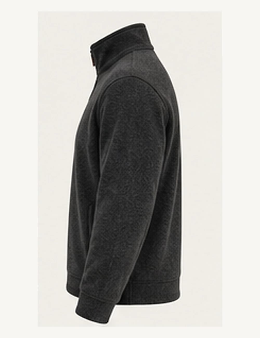 Valley Half-Zip Fleece — Charcoal, image 4